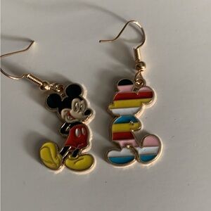 Disney Yellow and Red Mickey Mouse Earrings